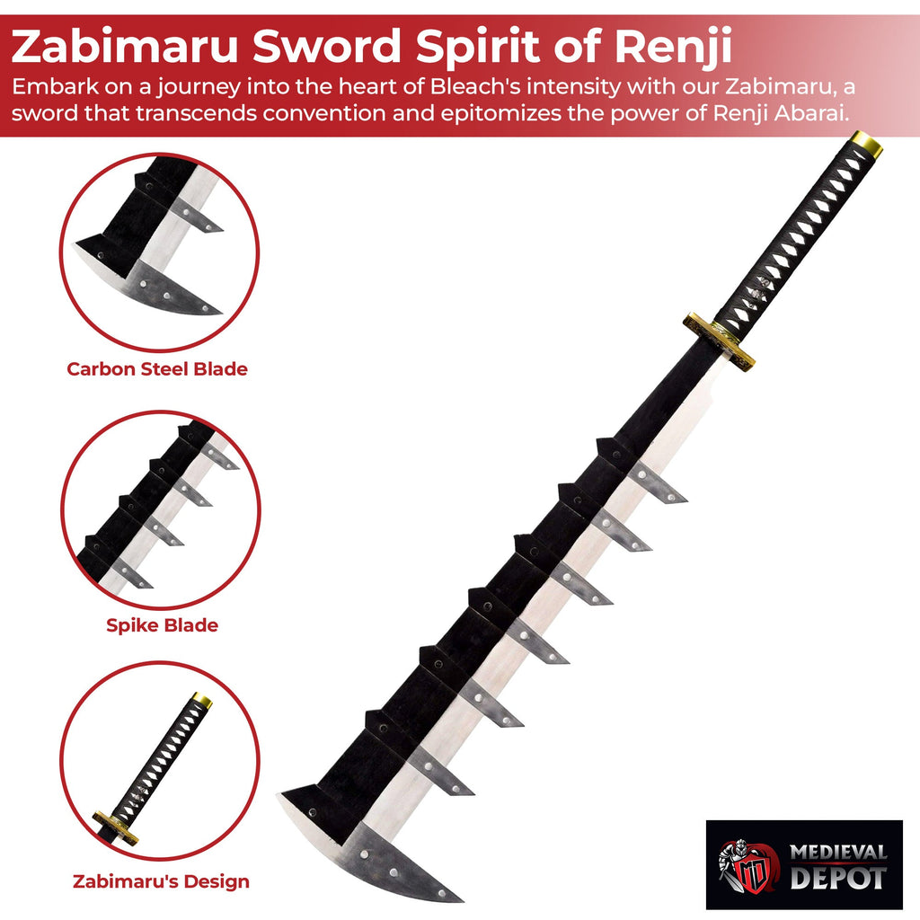 Bleach Anime Zabimaru Sword Spirit of Renji