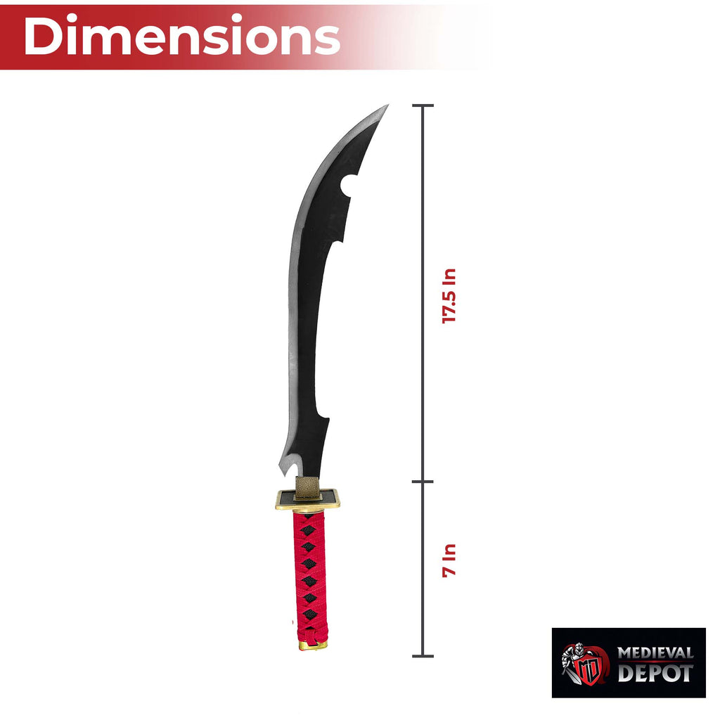 Japanese Scimitar Anime Kyouraku Shunsui Twin Sword Set