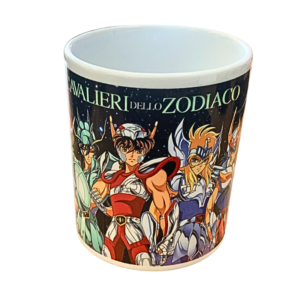 Tazza in ceramica dei Cavalieri Dello Zodiaco