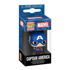 MARVEL - POCKET POP PORTACHIAVI FUNKO - CAPITAN AMERICA