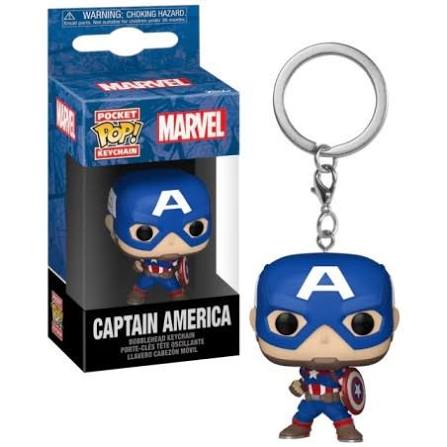 MARVEL - POCKET POP PORTACHIAVI FUNKO - CAPITAN AMERICA