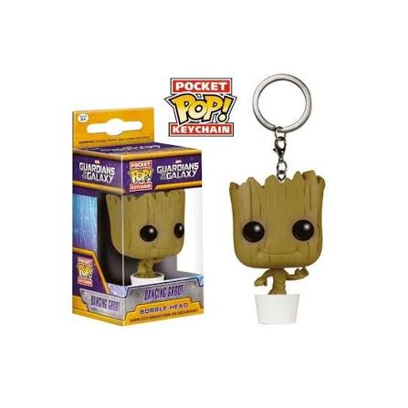 GUARDIANI DELLA GALASSIA - POCKET POP PORTACHIAVI FUNKO - DANCING GROOT