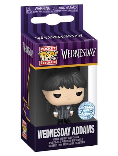 MERCOLEDI - POCKET POP PORTACHIAVI FUNKO - MERCOLEDI ADDAMS UNIFORME
