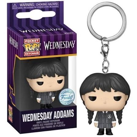 MERCOLEDI - POCKET POP PORTACHIAVI FUNKO - MERCOLEDI ADDAMS UNIFORME