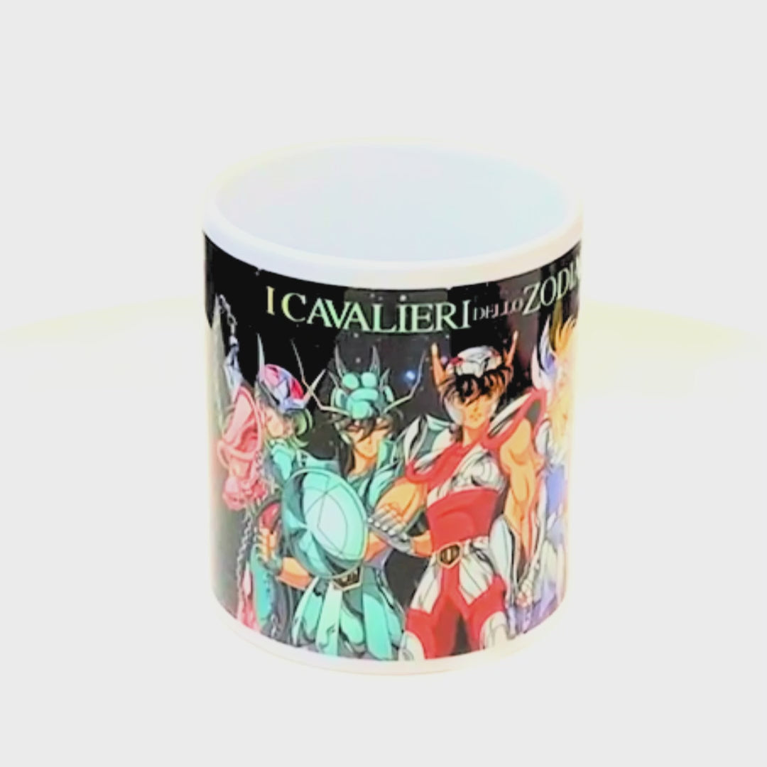 Tazza in ceramica dei Cavalieri Dello Zodiaco